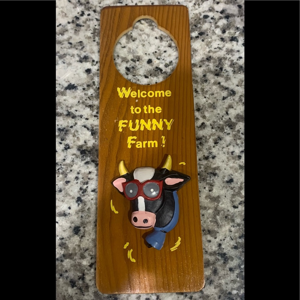 Vintage door hanger
